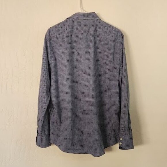 Thomas Dean Men's Long Sleeve Button-down Shirt Size Large - Picture 4 of 4